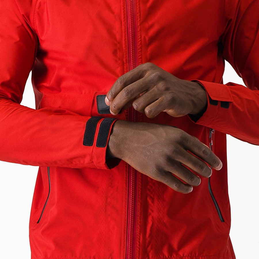 Castelli TRAIL GT Men Jackets Red | HLFI31975