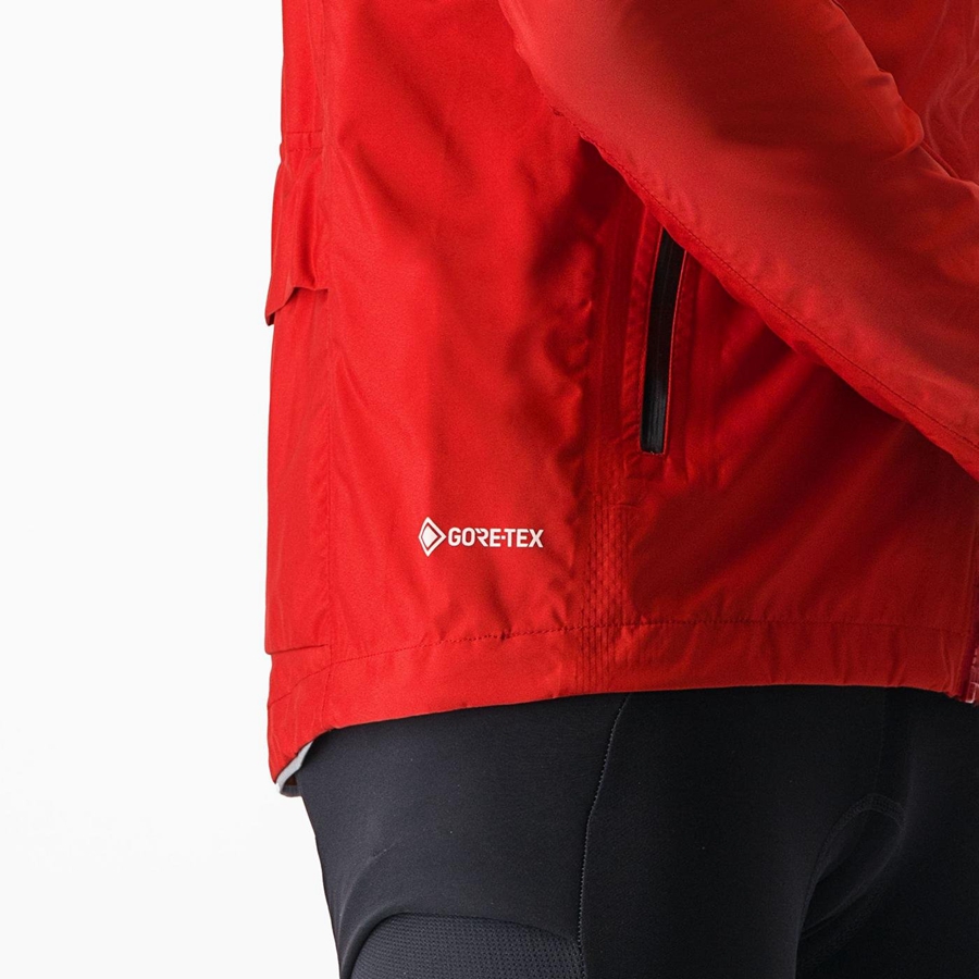 Castelli TRAIL GT Men Jackets Red | HLFI31975