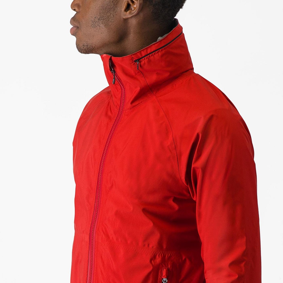 Castelli TRAIL GT Men Jackets Red | HLFI31975