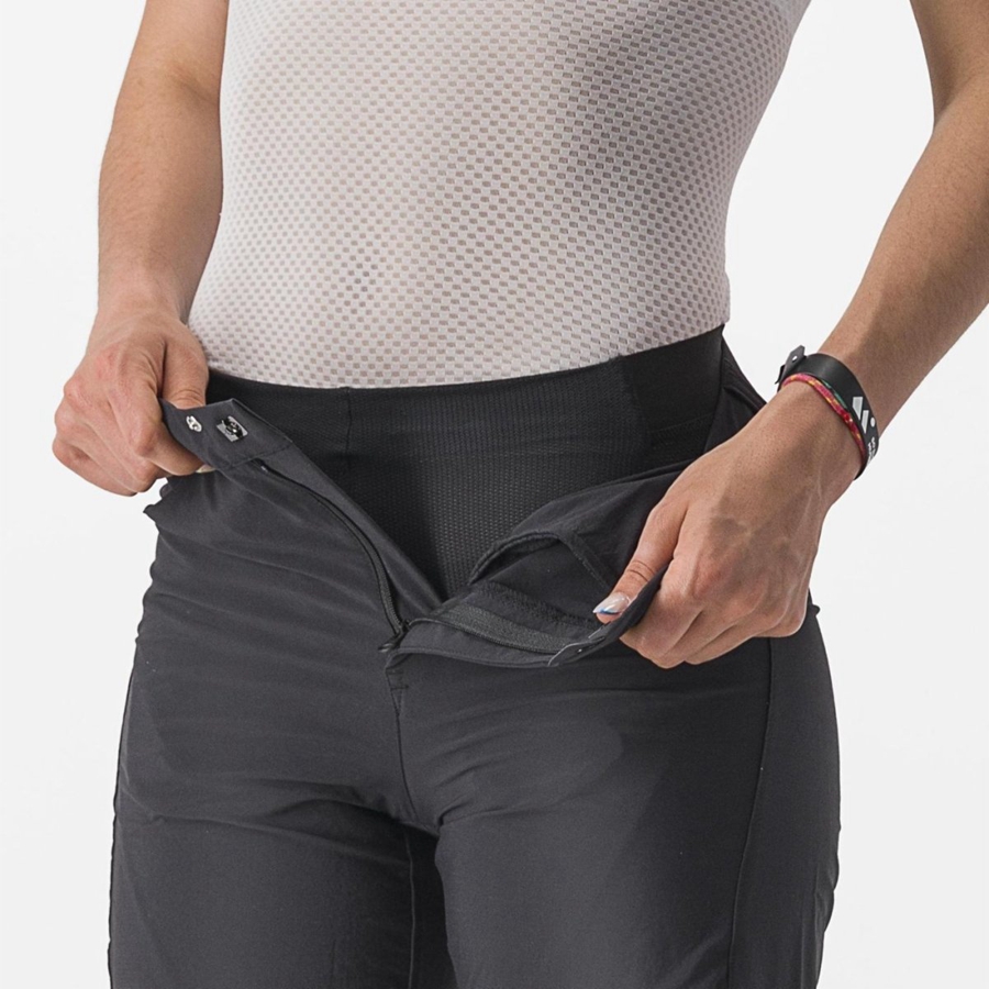 Castelli TRAIL W LINER Women Shorts Black | URJD94210