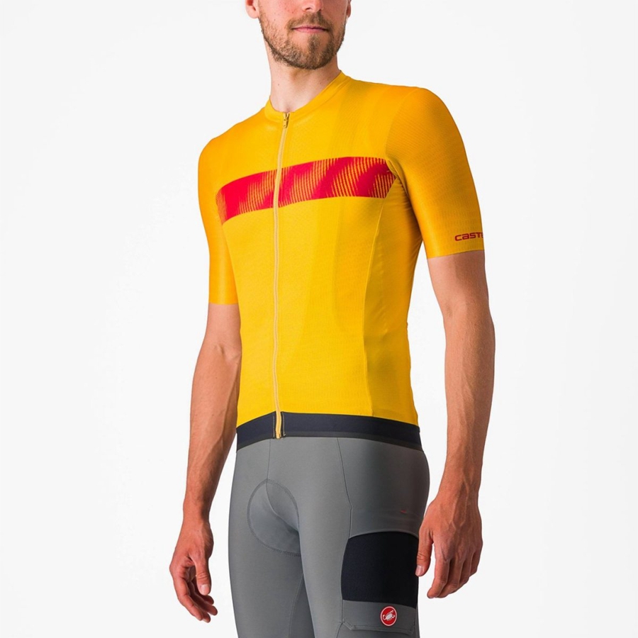 Castelli UNLIMITED ENDURANCE Men Jersey Red | ZLDB12350