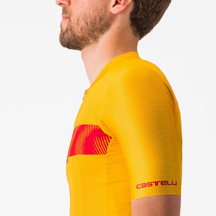 Castelli UNLIMITED ENDURANCE Men Jersey Red | ZLDB12350