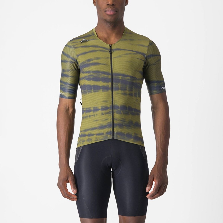 Castelli UNLIMITED PRO Men Jersey Olive | ZHYD81470