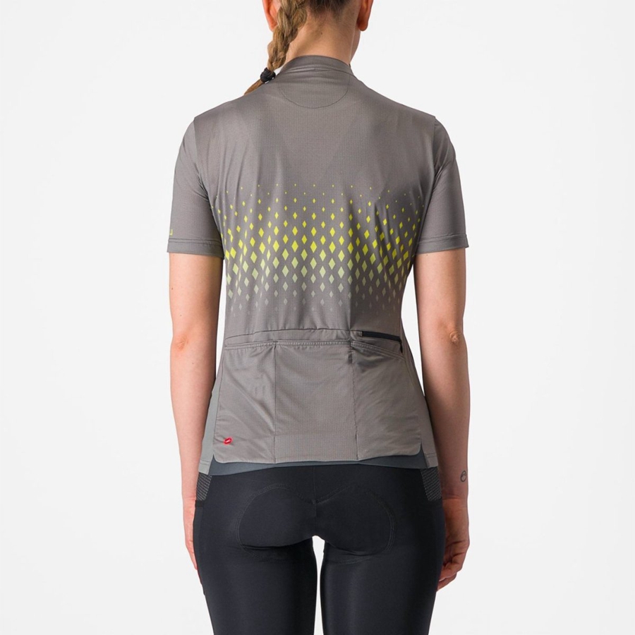 Castelli UNLIMITED SENTIERO 3 Women Jersey Grey | VTAO76312