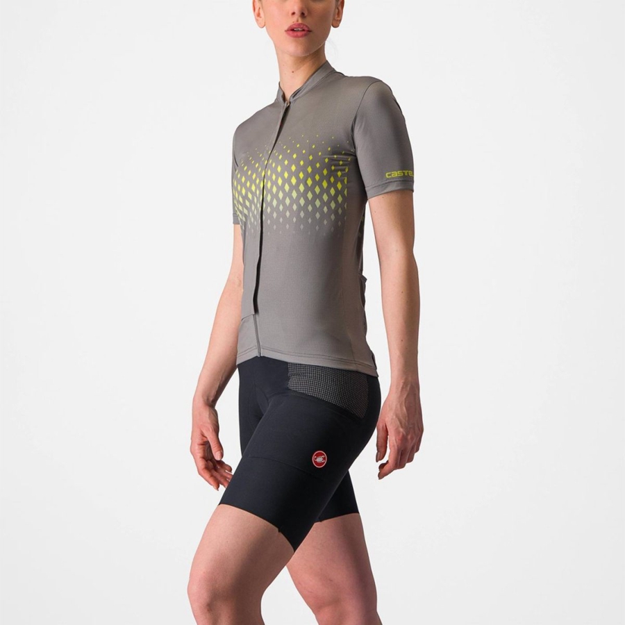 Castelli UNLIMITED SENTIERO 3 Women Jersey Grey | VTAO76312