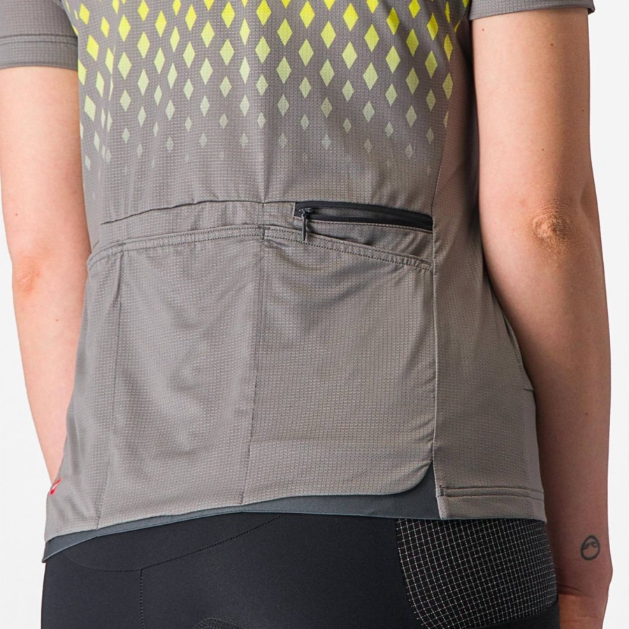 Castelli UNLIMITED SENTIERO 3 Women Jersey Grey | VTAO76312