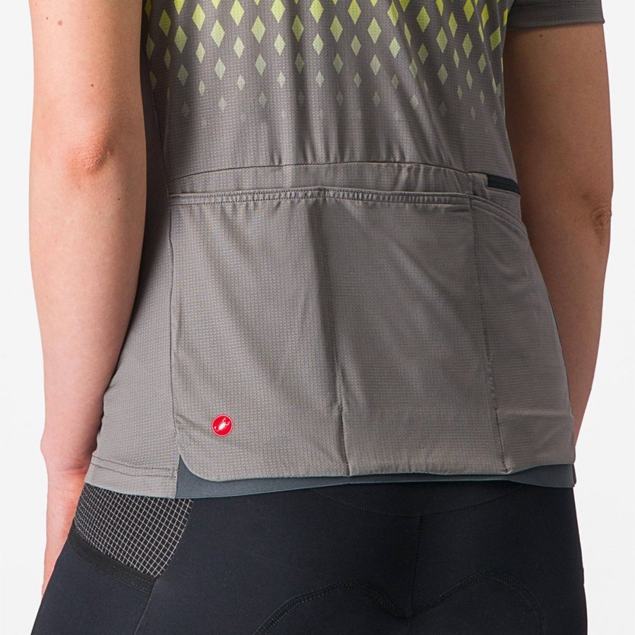 Castelli UNLIMITED SENTIERO 3 Women Jersey Grey | VTAO76312