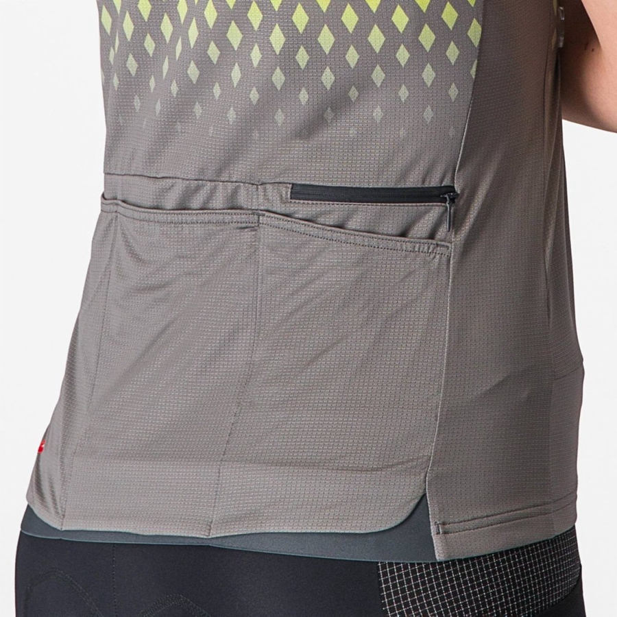 Castelli UNLIMITED SENTIERO 3 Women Jersey Grey | VTAO76312