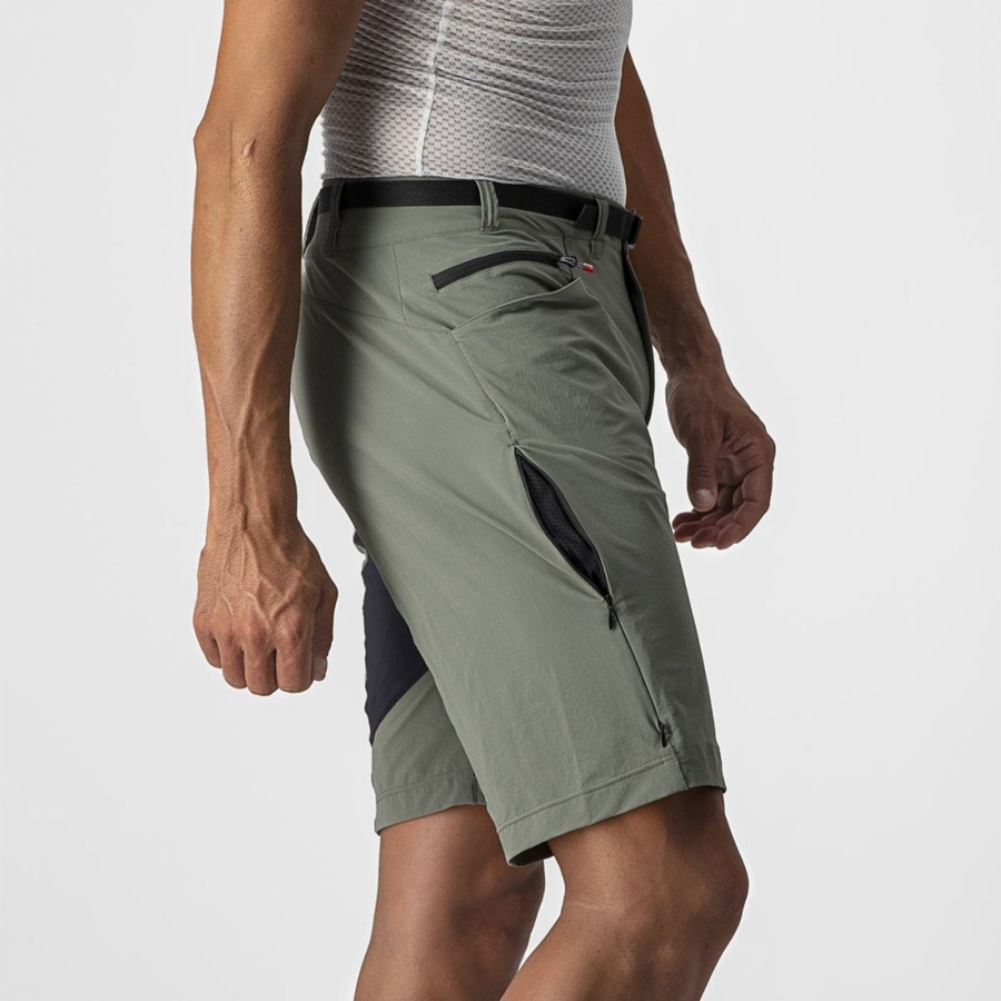 Castelli UNLIMITED TRAILGY Men Shorts Grey | YPCF71823