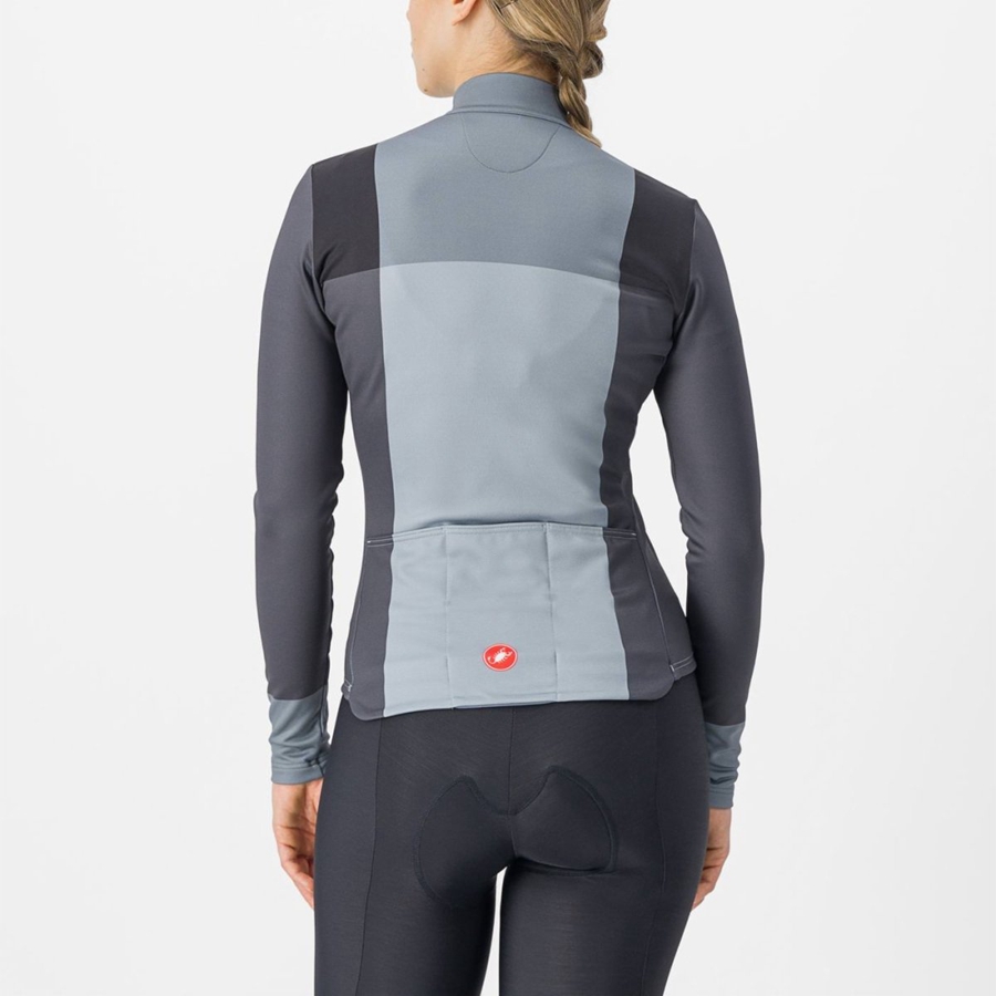 Castelli UNLIMITED W THERMAL Women Jersey Black / Grey | WEKV02154