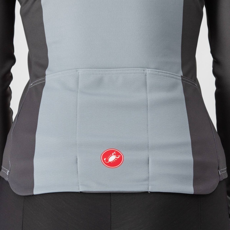 Castelli UNLIMITED W THERMAL Women Jersey Black / Grey | WEKV02154