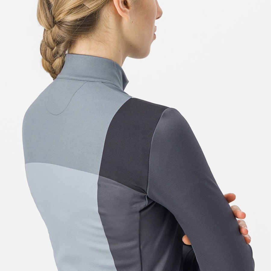 Castelli UNLIMITED W THERMAL Women Jersey Black / Grey | WEKV02154