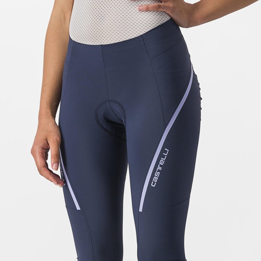 Castelli VELOCISSIMA 3 KNICKER Women Leggings Blue / Purple White | DZJB35286