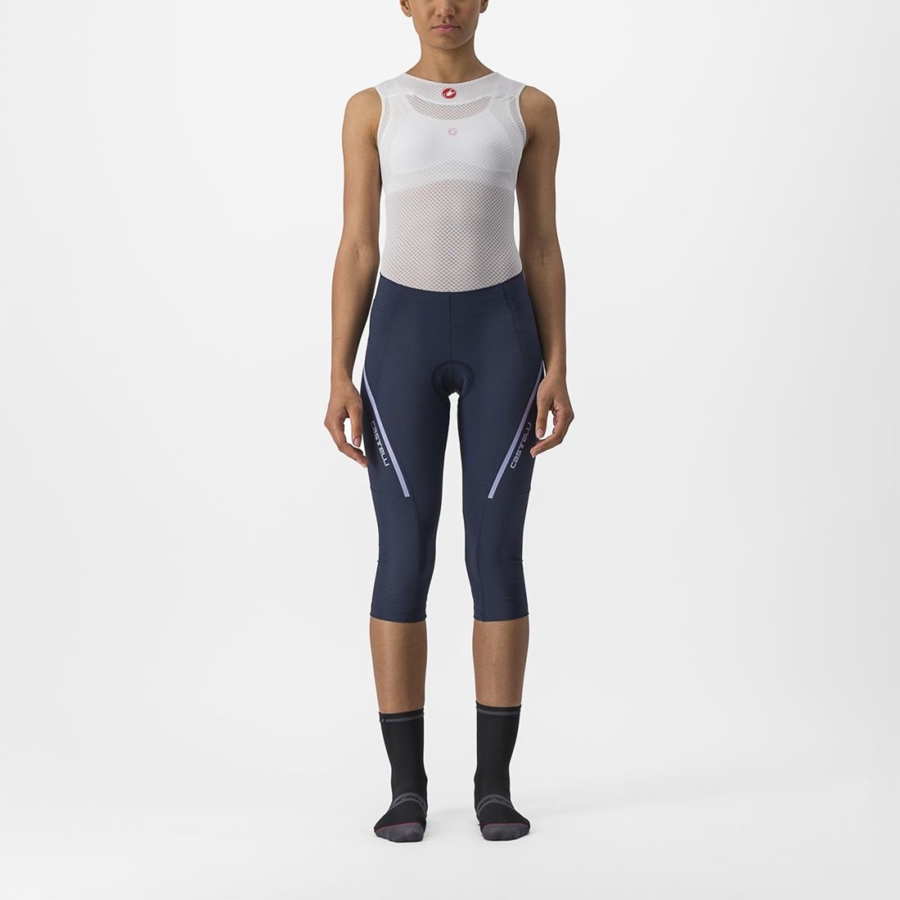 Castelli VELOCISSIMA 3 KNICKER Women Leggings Blue / Purple White | DZJB35286