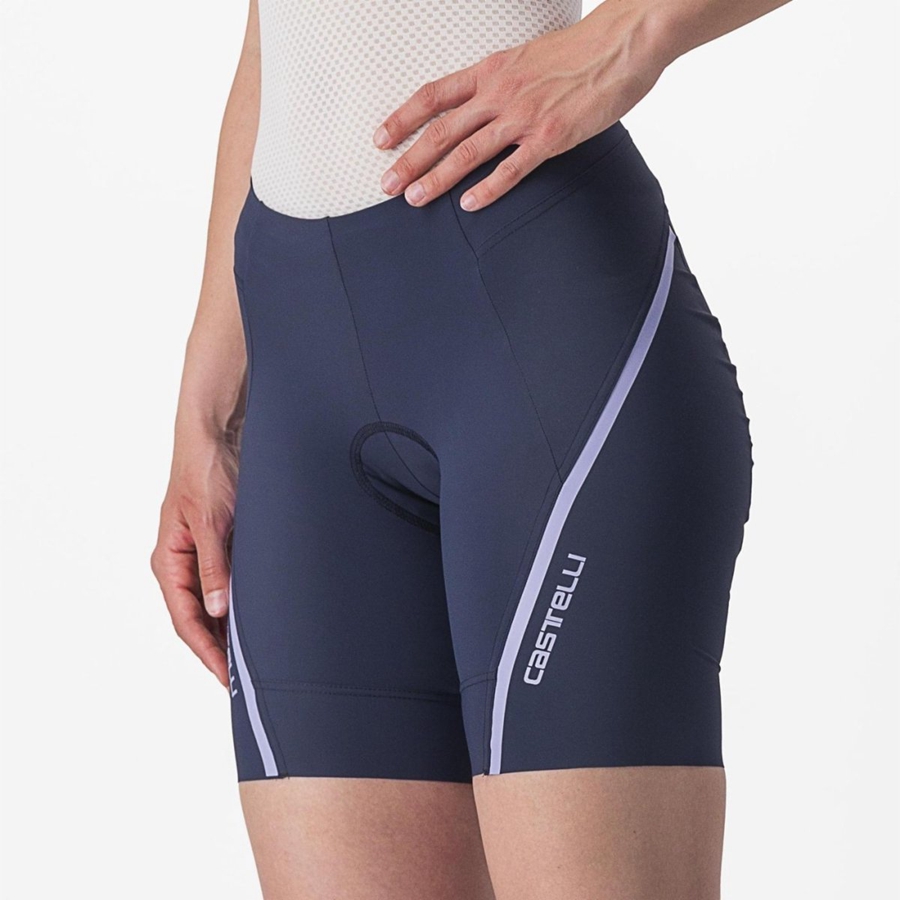 Castelli VELOCISSIMA 3 Women Shorts Blue / Purple White | NOMC59038