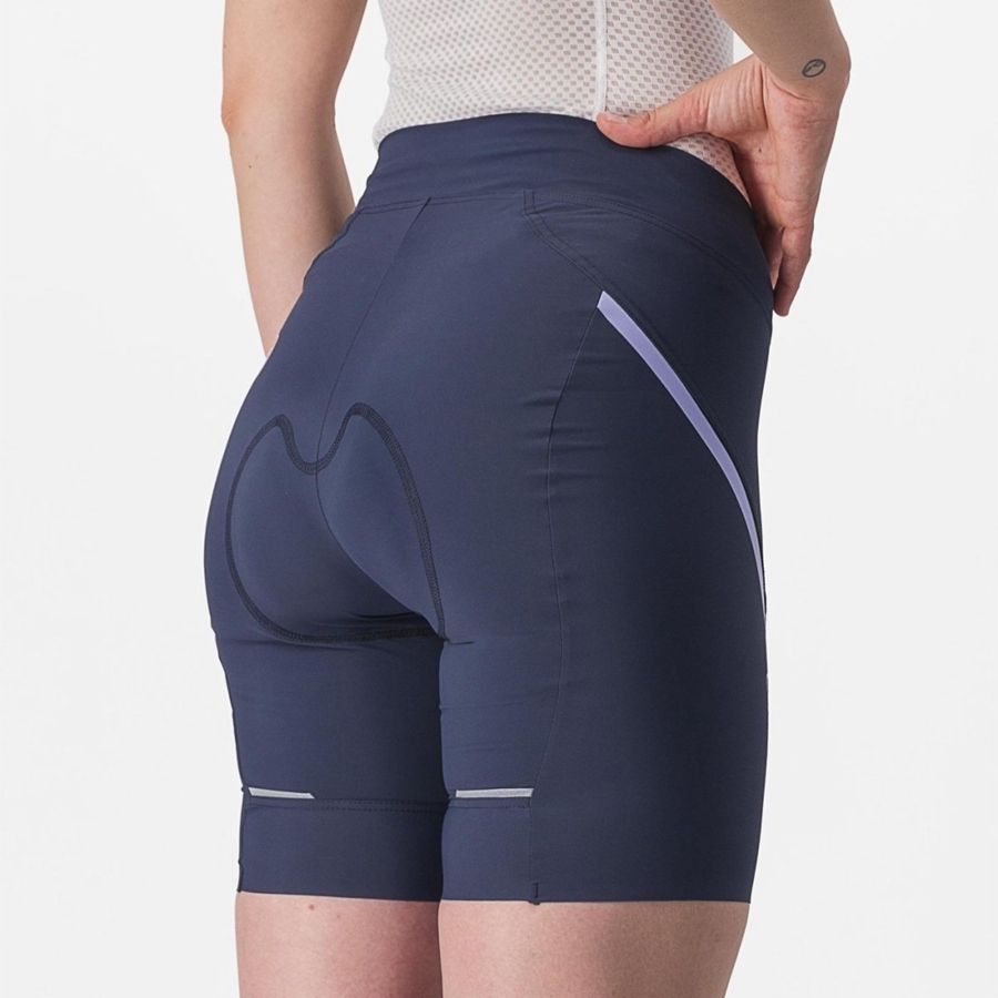 Castelli VELOCISSIMA 3 Women Shorts Blue / Purple White | NOMC59038