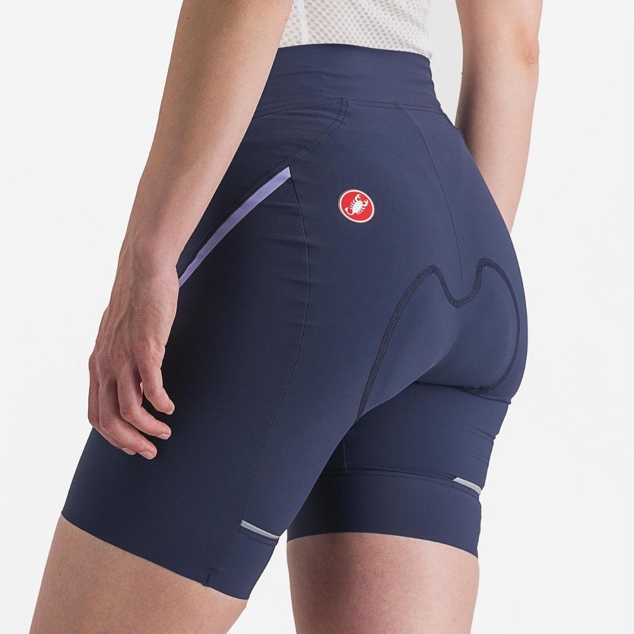 Castelli VELOCISSIMA 3 Women Shorts Blue / Purple White | NOMC59038