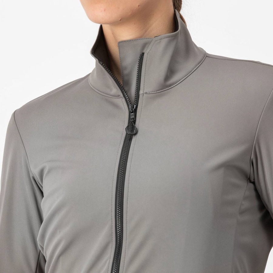 Castelli VENTO TRAIL Women Jackets Grey | NHSG74852