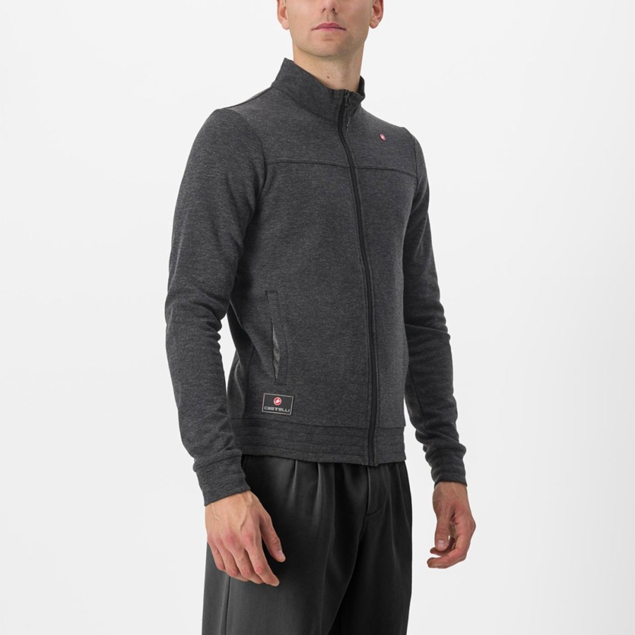 Castelli VIGORELLI TRACK Men Casual Dark Grey | QLNV42603