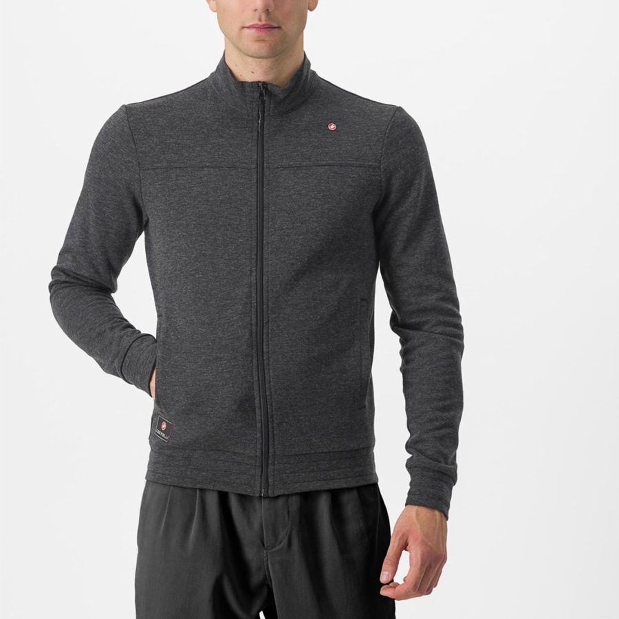 Castelli VIGORELLI TRACK Men Casual Dark Grey | QLNV42603